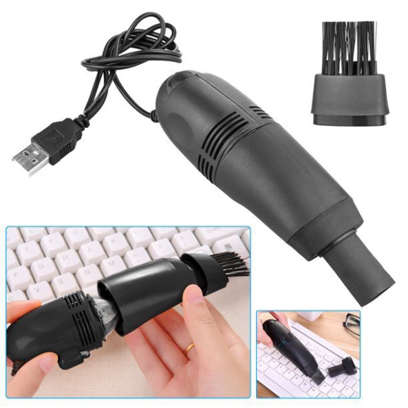. Máy hút bụi mini cho bàn phím có Cổng USB Tiện Dụng Cho Laptop / Pc .