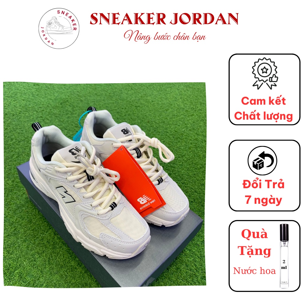 l Hoả Tốc l Giày Thể Thao Sneaker NB Newbalance 530 Grey Màu Trắng Bạc Kèm Hộp Bảo Vệ