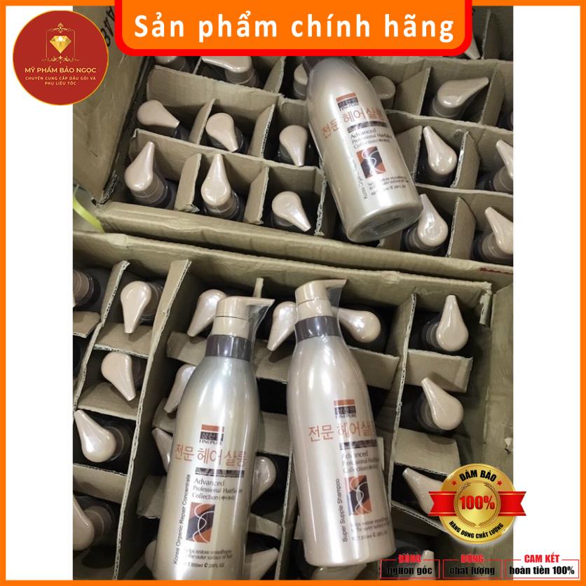 Dầu Gội Xả FinePure Korea Organic Repair 800ml Siêu Mượt CHÍNH HÃNG