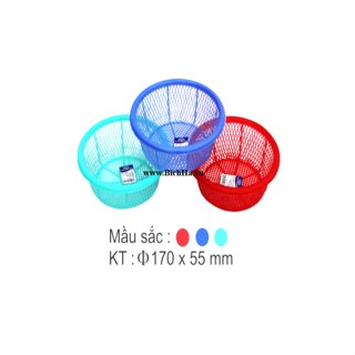  Set 10 rổ nhựa tròn nhỏ mầm non 