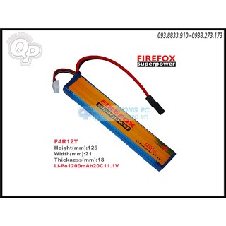 Pin lipo firefox 1200mah 3s 20c 11.1v