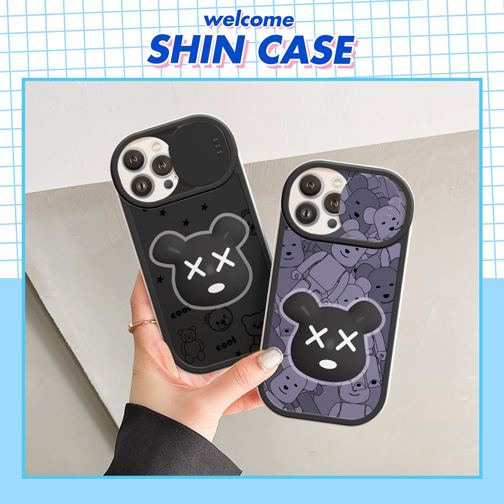 ốp lưng iphone nắp trượt tròn black brick 6/6plus/6s/6splus/7/7plus/8/8plus/x/xs/11/12/13/14/pro/max/promax/plus
