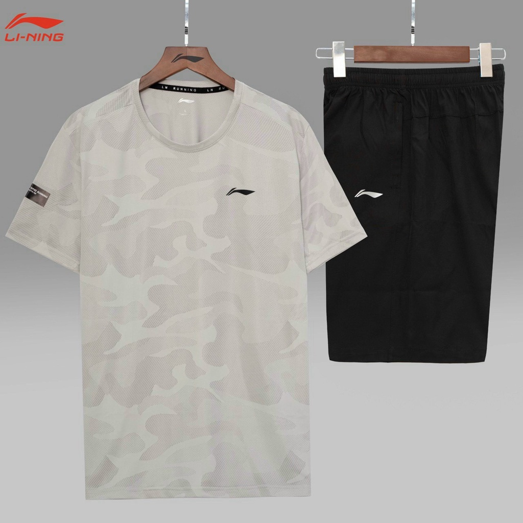 Bộ quần áo thể thao nam Lining thời trang mùa hè mát mẻ,bộ lining cao cấp mẫu mới nhất năm nay