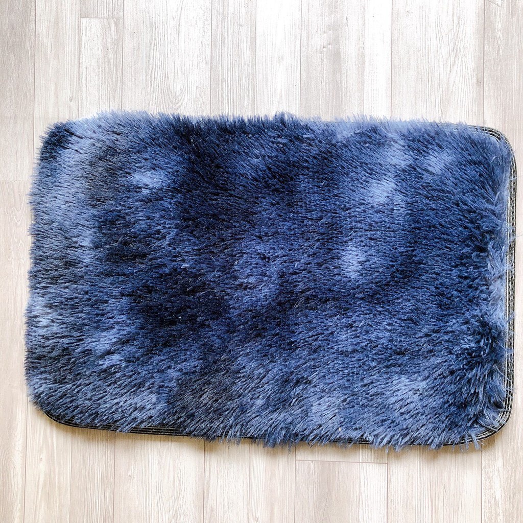 Thảm Lông Loang Trải Sàn Lông Dầy Hàng Đẹp 2022 ( Kích Thước 40x60cm - Mặt Sau Chồng trơn trượt)