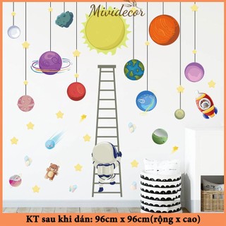 Decal dán tường Hệ mặt trời 1 - ZY1313