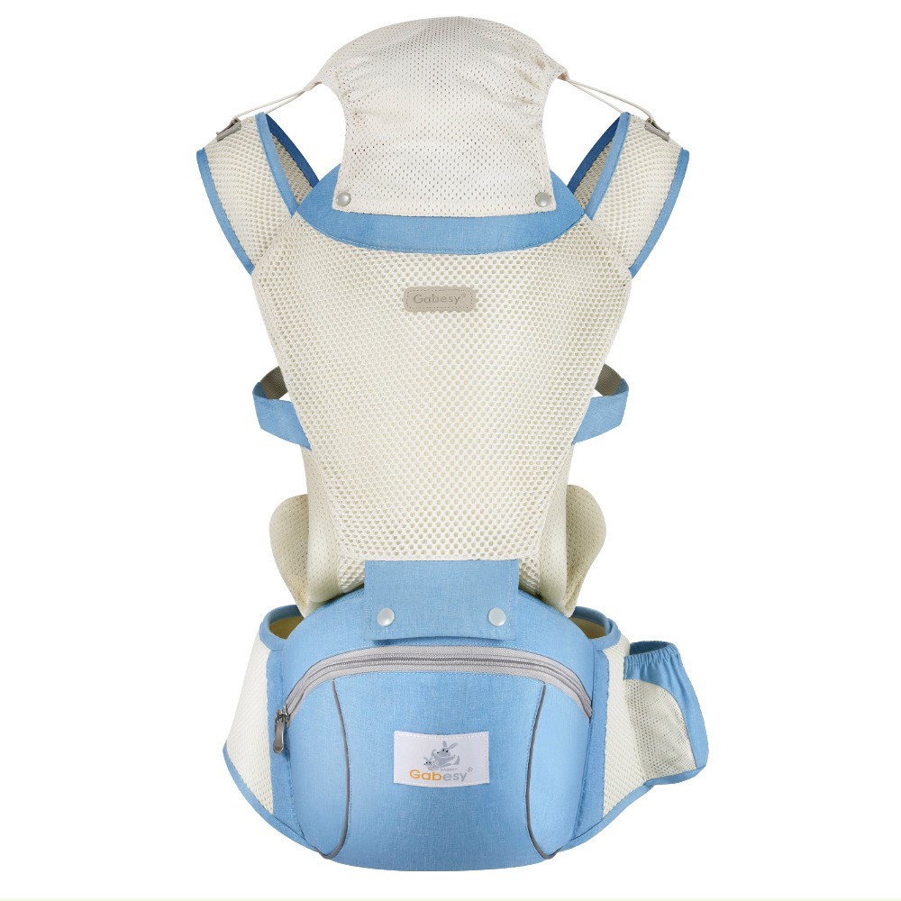 Địu em bé GABESY đa chức năng, địu em bé sơ sinh 0-36 tháng thoáng khí