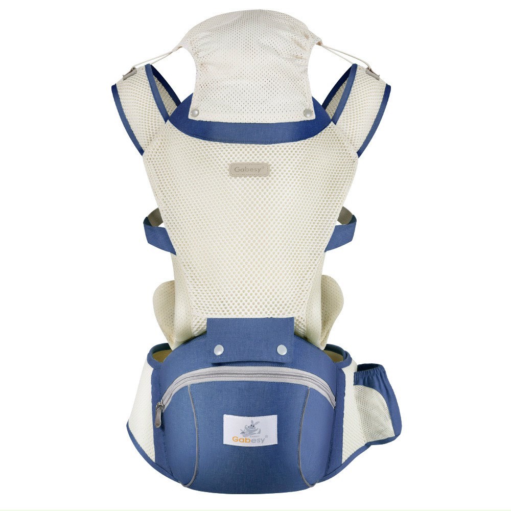 Địu em bé GABESY đa chức năng, địu em bé sơ sinh 0-36 tháng thoáng khí
