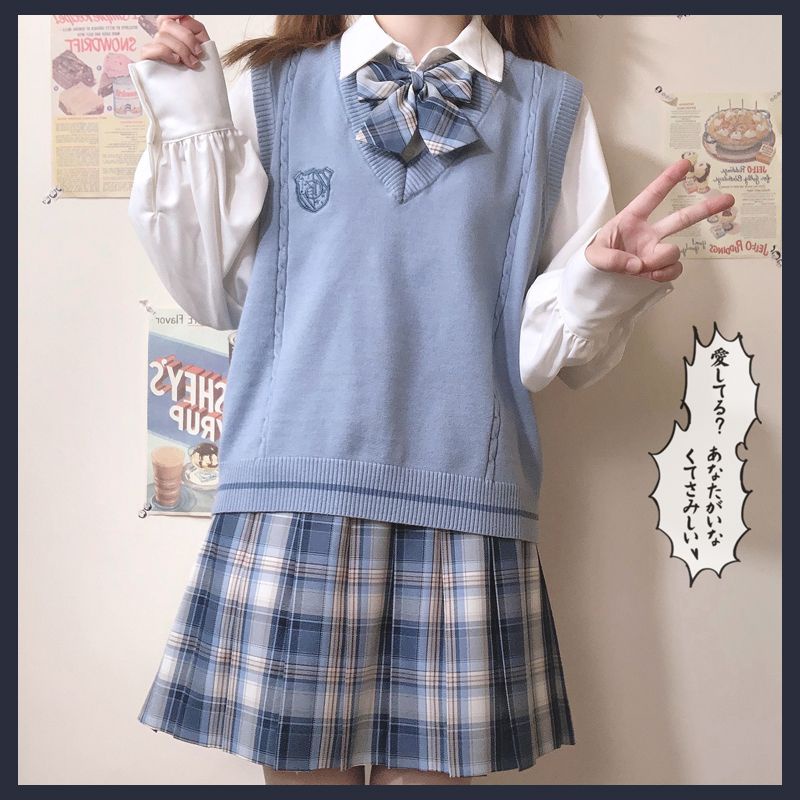 Science Girl - Chân váy đồng phục Seifuku/JK