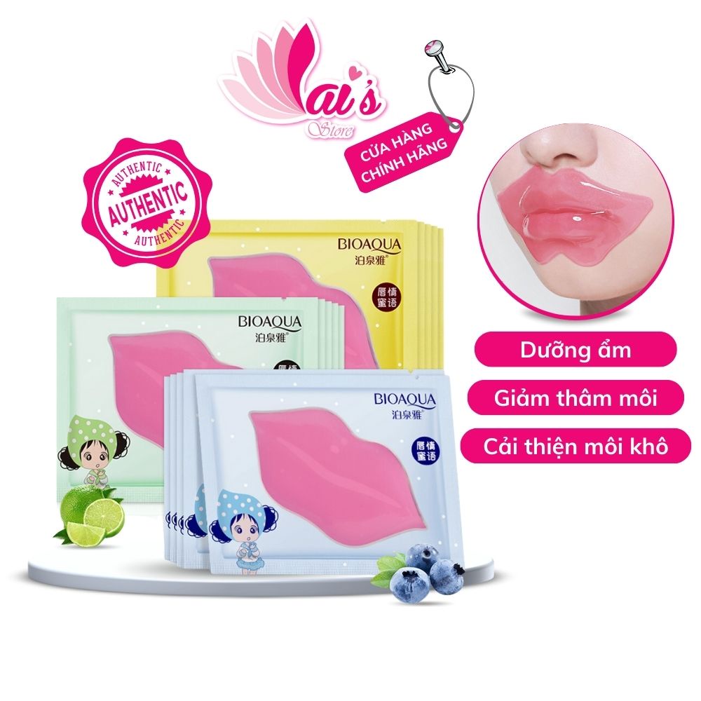 Mặt Nạ Môi Collagen Bioaqua Dưỡng Ẩm, Mờ Thâm, Môi Hồng, Mềm Môi Lip Mask Nội Địa Trung Chính Hãng - LAI'S STORE