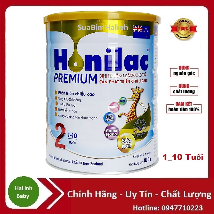 Sữa Bột Honilac số 2 hộp 800g ( Date 2024 )