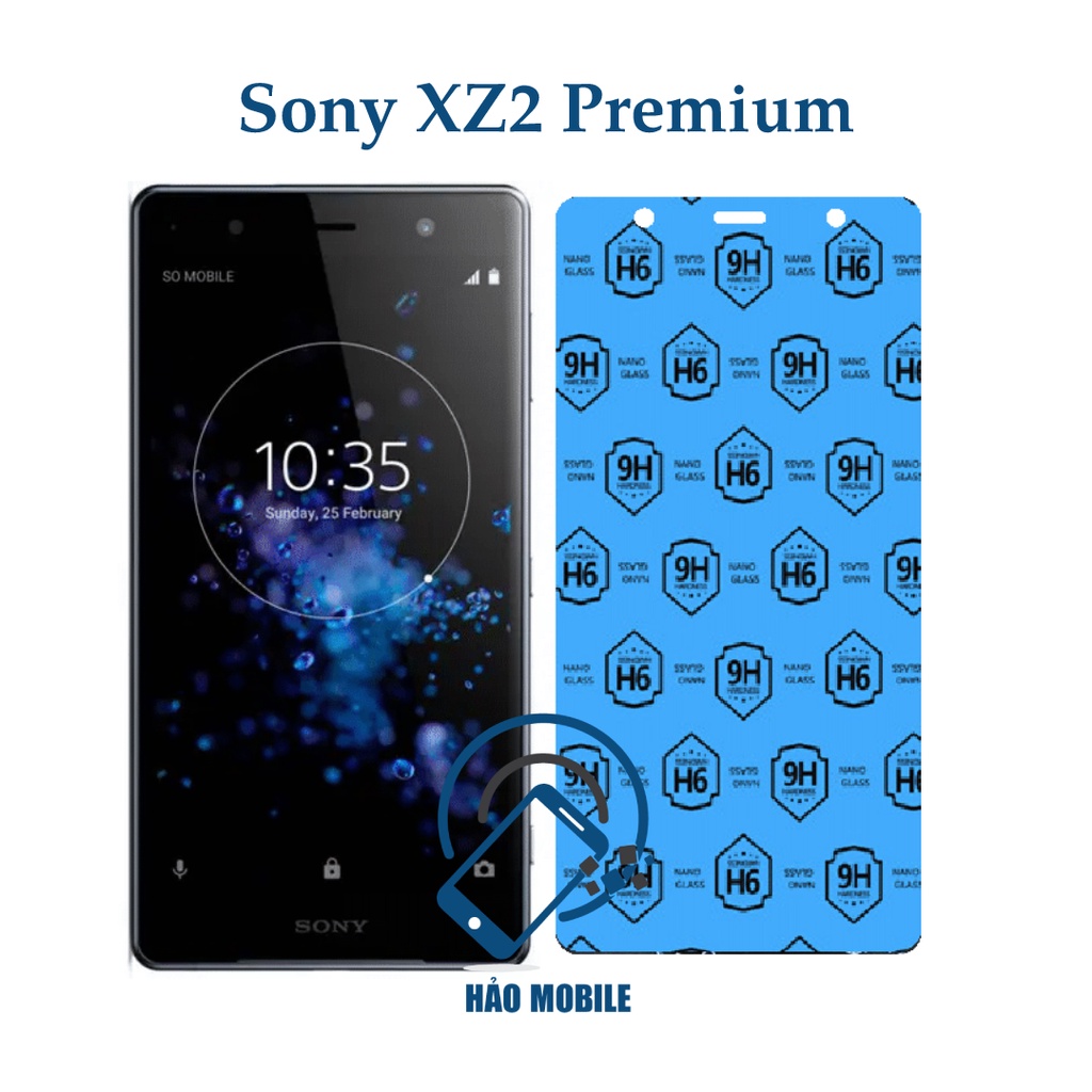 Dán cường lực dẻo nano 9H Sony XZ2 Premium Bền bỉ nhất hiện nay
