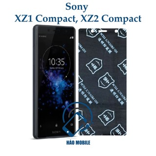 Dán chống nhìn trộm Sony XZ1 Compact, XZ2 Compact - Dán cường lực dẻo nano 9H+