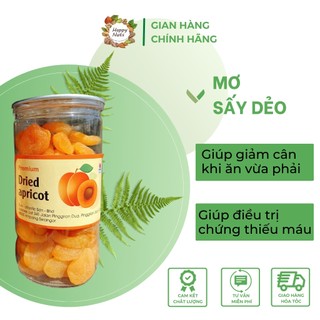 Mơ sấy dẻo nhập nhẩu Thổ Nhĩ Kỳ, nguyên vị không đường, healthy ăn kiêng 500 gram
