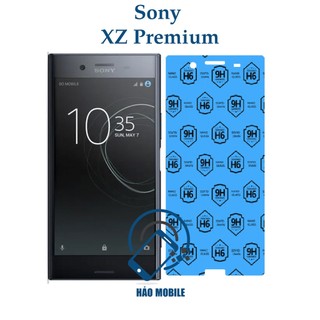 Dán cường lực dẻo nano trước sau cho Sony XZ Premium