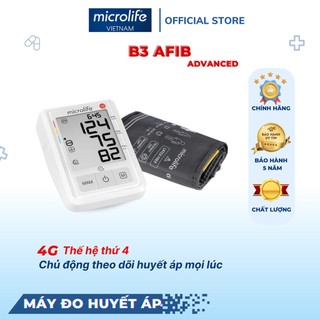 Máy Đo Huyết Ap MICROLIFE B3 AFIB Advanced Công Nghệ AFIBsens Cảnh Báo Rung Nhĩ Thế Hệ Mới