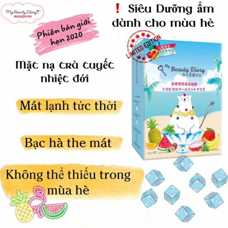 MẶT NẠ CẤP ẨM DƯỠNG TRẮNG CHO DA