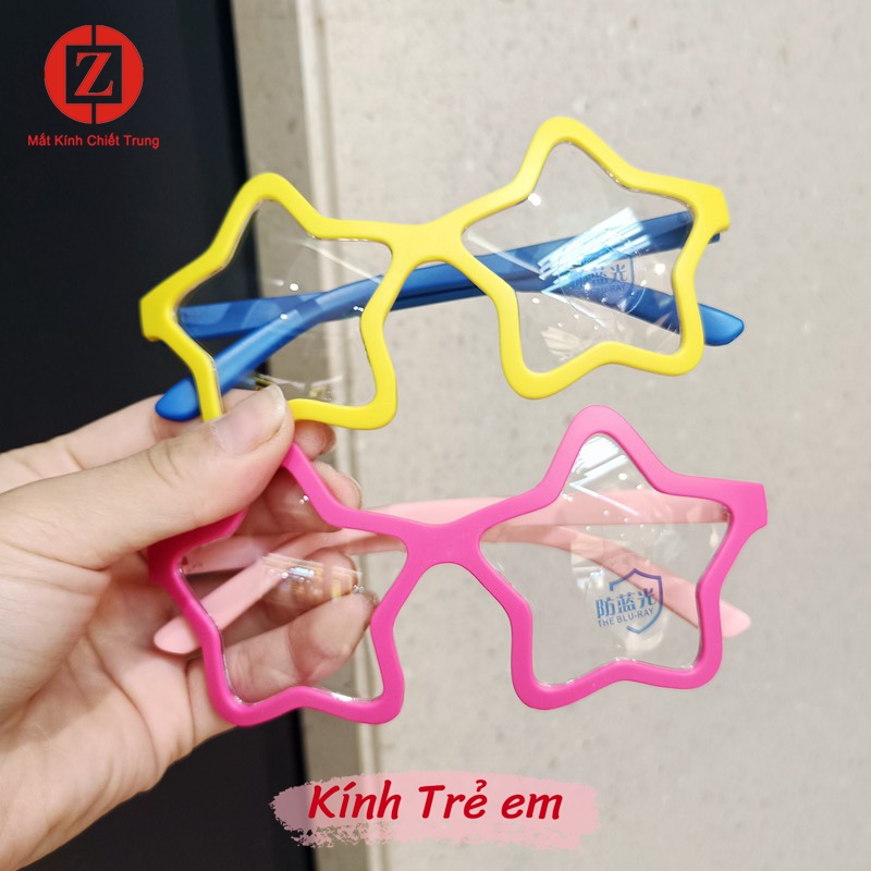 Kính học Online cho bé chống ánh sáng xanh hình ngôi sao kiểu dáng dễ thương mã H3015