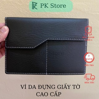 [HÀNG XỊN] Ví da đựng giấy tờ xe - Ví đựng đăng kiểm ô tô cao cấp PK-STORE