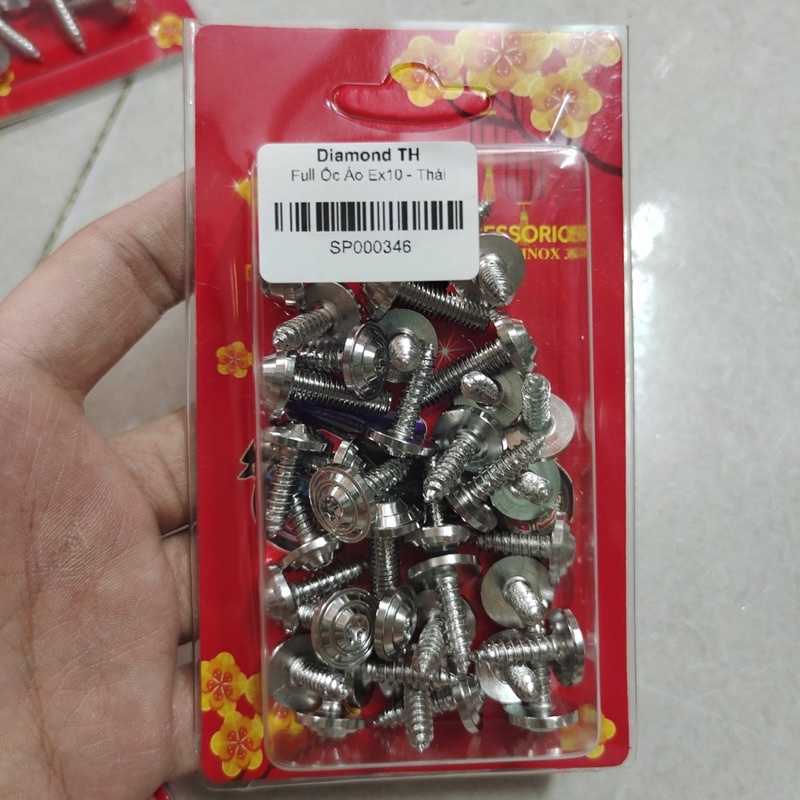 Bộ ốc dàn áo cho xe Ex150 Ex155 Ex135 Ex2010 inox304