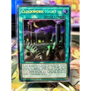 Thẻ bài clockwork night - blcr-en007 - secret rare 1st edition