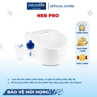 Máy Xông Mũi Họng MICROLIFE NEB PRO 2 in 1 Xông Và Rửa Sạch Khoang Mũi " Bảo Hành 3 Năm Chính Hãng