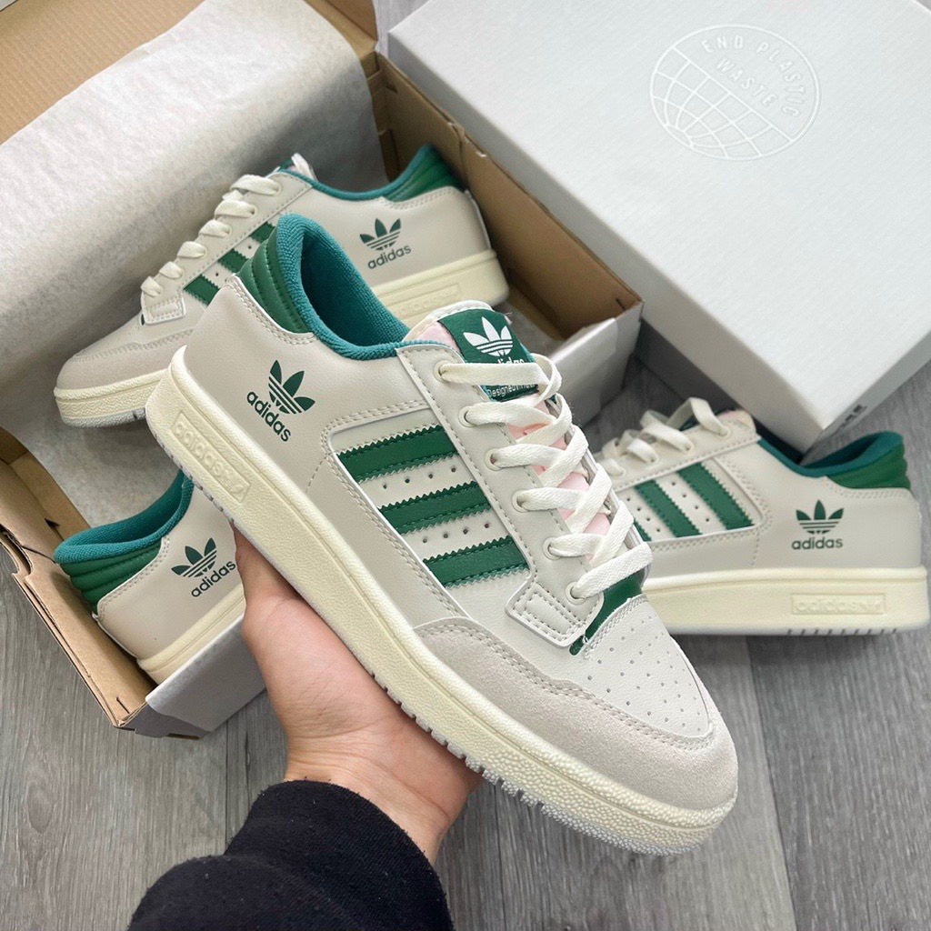 Giày thể thao nam nữ adidas Forum low 85 , Das forum 3 màu trắng kem xanh lá đen 2023 full box bill | BigBuy360 - bigbuy360.vn