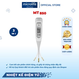Nhiệt Kế Điện Tử Dạng Bút MICROLIFE MT850 Đầu Dẻo Đo Môi Trường, Thân Nhiệt, Vật Thể Bảo Hành Trọn Đời