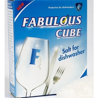 Muối Cho Máy Rửa Bát Fabulous Cube (Israel) 2kg + Tặng viên rửa bát