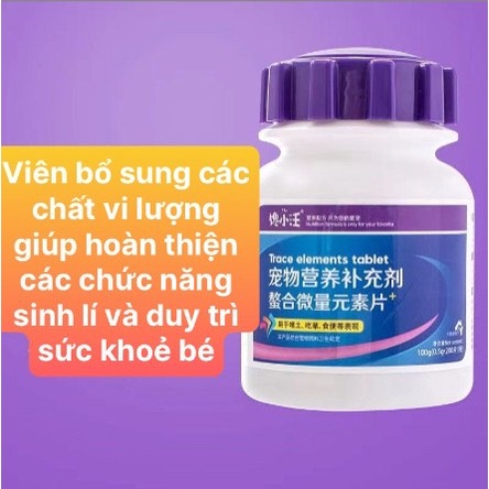 Viên bổ sung các loại Vitamin dinh dưỡng, vi lượng giúp bé khỏe mạnh