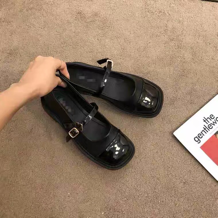 Giày nữ búp bê marry jane dễ thương mũi vuông đế 2,5cm