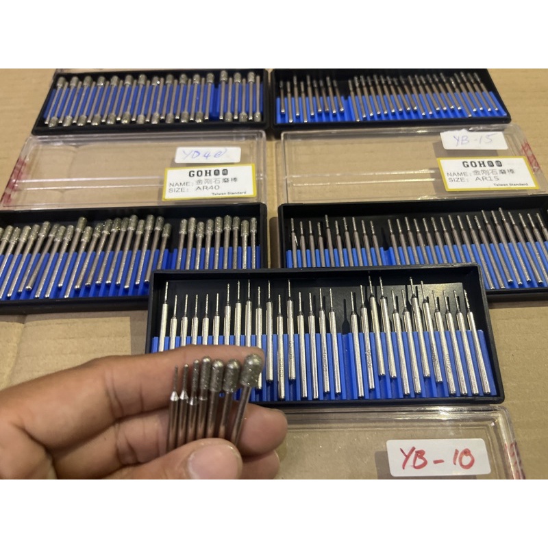 Mũi mài KC GOHO cán 3ly YB