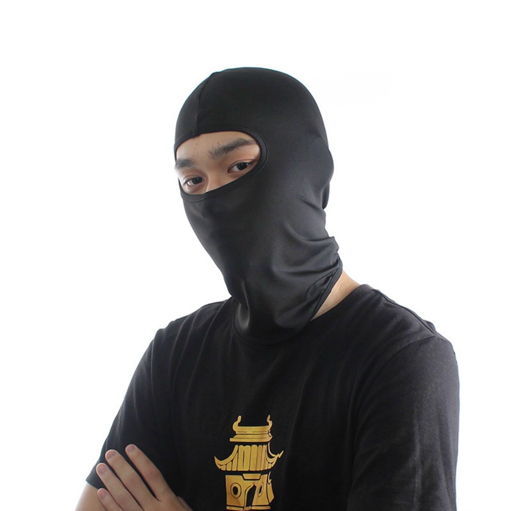 Khăn trùm đầu ninja phượt fullface chống nắng loại 1, Vải cao cấp, thoáng mát, co dãn 4 chiều