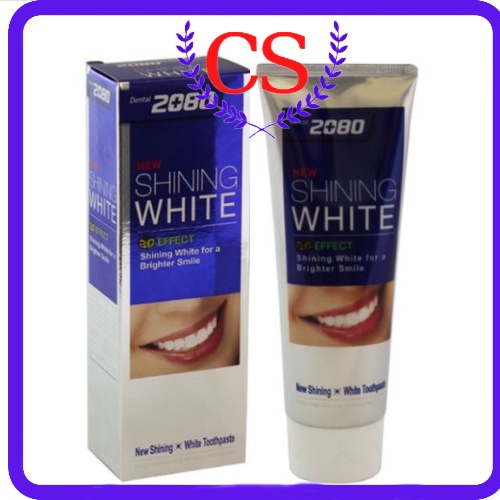 Kem Đánh Răng Cao cấp  2080 Shining White 3D Effect 100g