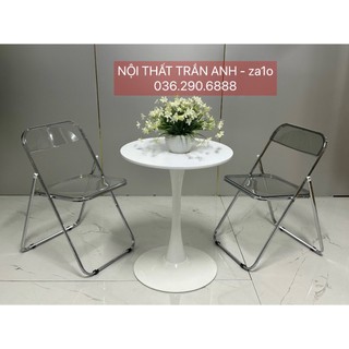 Ghế gấp gọn trong suốt