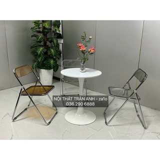 Ghế gấp gọn trong suốt