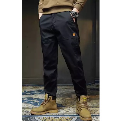 Quần Jogger kaki nam JKK678- Quần dài nam bo gấu cạp chun , lưng thun khoá kéo