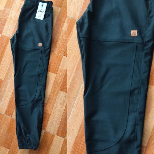Quần Jogger kaki nam JKK678- Quần dài nam bo gấu cạp chun , lưng thun khoá kéo