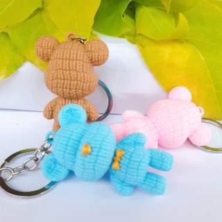 Móc khóa gấu Bear brick cute