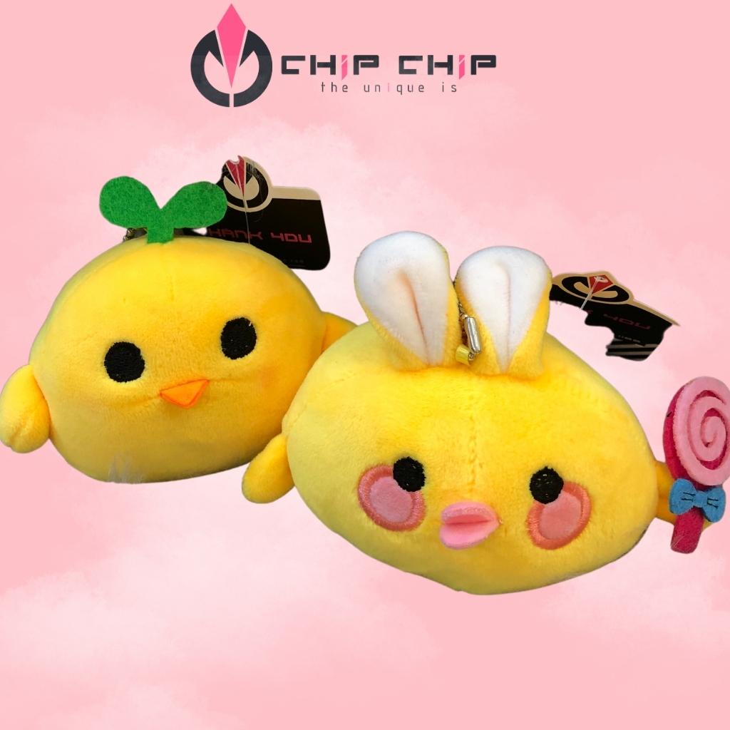 Móc Khóa Thú Bông Vịt, Gà Mini Dễ Thương