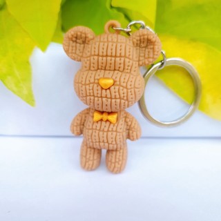 Móc khóa gấu Bear brick cute