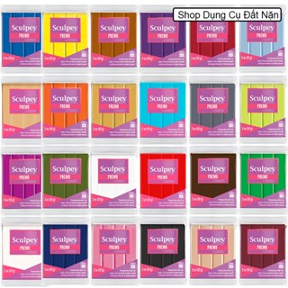 Đất sét nung Polymer clay Premo 57g nặn mô hình, trang sức đất sét