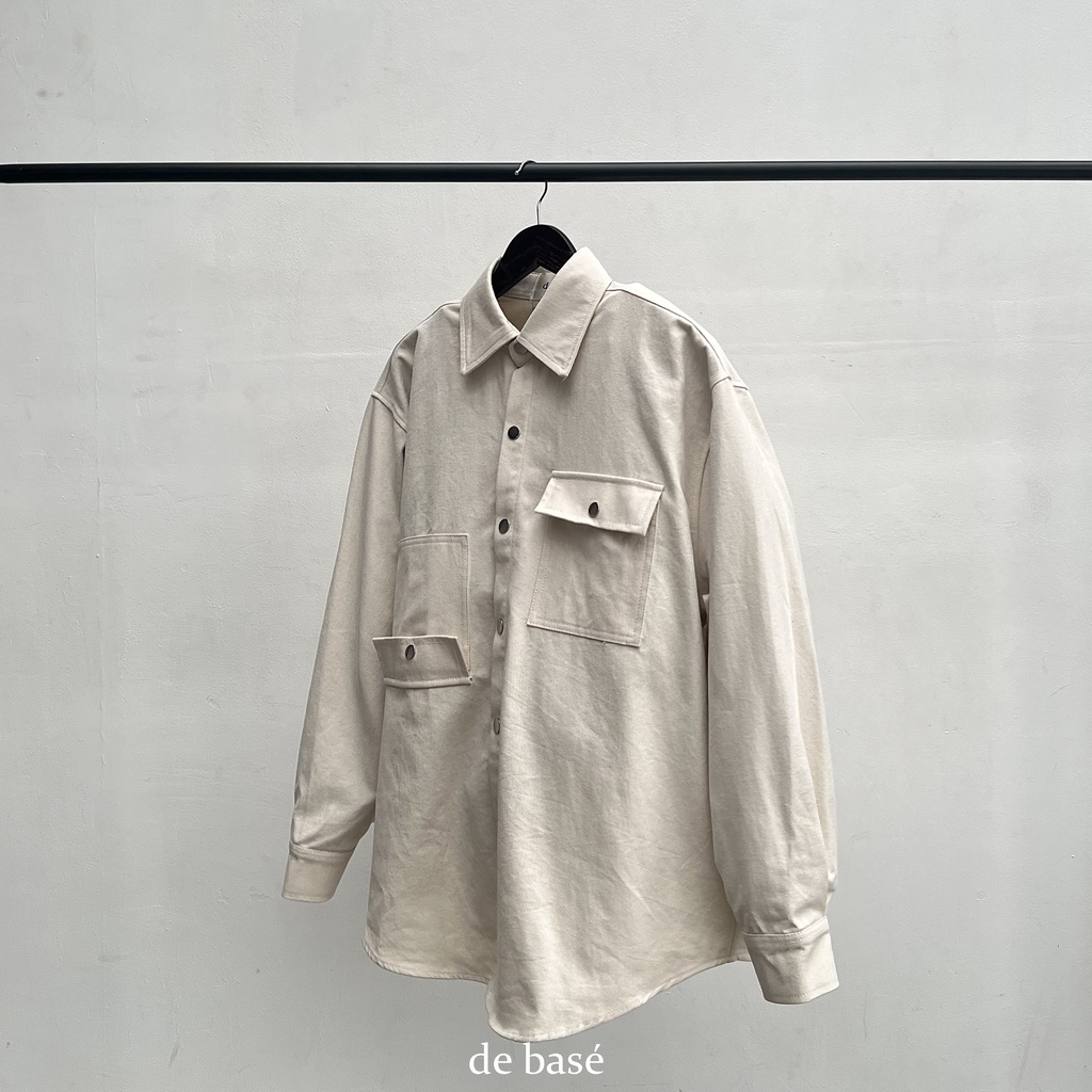 Sơ Mi Kaki Dày - Kaki Reverse Pocket Shirt - De Basé