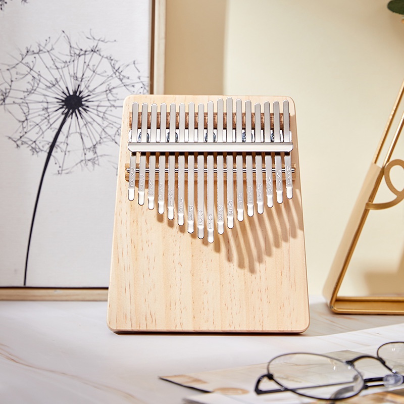 ĐÀN KALIMBA GIÁ RẺ 17 PHÍM NÂU NHẠT- CHO BẠN MỚI TẬP CHƠI-QUÀ TẶNG CHO BÉ