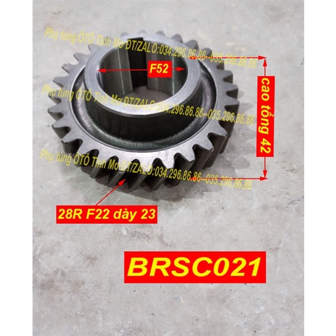 Bánh Răng/BR số 3 tầng dưới (140/145) 1700C-051 28r
