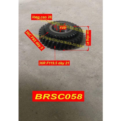 Bánh Răng/BR số lùi 36R/36c CA5-20