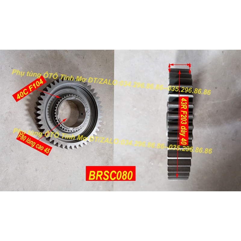 Bánh Răng/BR số 1 tầng trên 43R/40C CA142