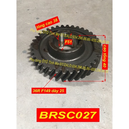 Bánh Răng/BR số 4 tầng dưới 36R CÓ CÁ JK145