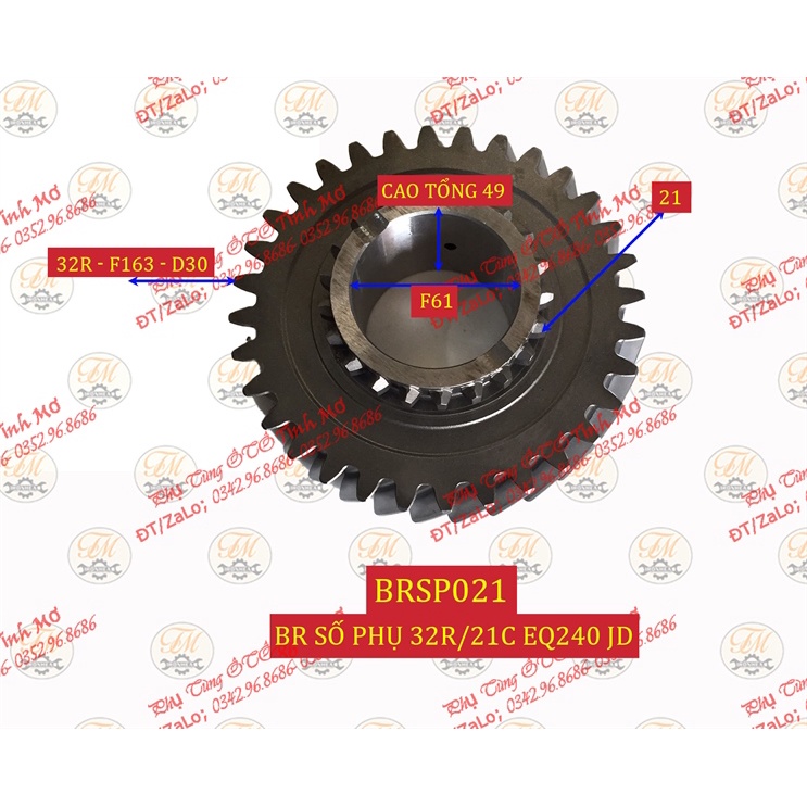 Bánh Răng/BR số phụ 32R/21c EQ240 JD
