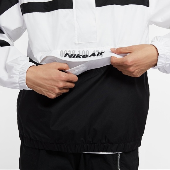 Áo khoác dù nam Nike chính hãng 2 lớp có mũ trùm đầu vải dù xịn chống nước tốt