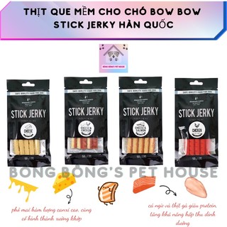 Thịt que mềm cho chó bow bow stick jerky hàn quốc